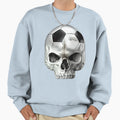 Football Skull Sweatshirt - Minimalist Print Unisex - T-Shirt, Sweatshirt, Hoodie
