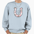Polka Dot Leopard Horsehoe And Heart Sweatshirt - Graphic Print Unisex - T-Shirt, Sweatshirt, Hoodie