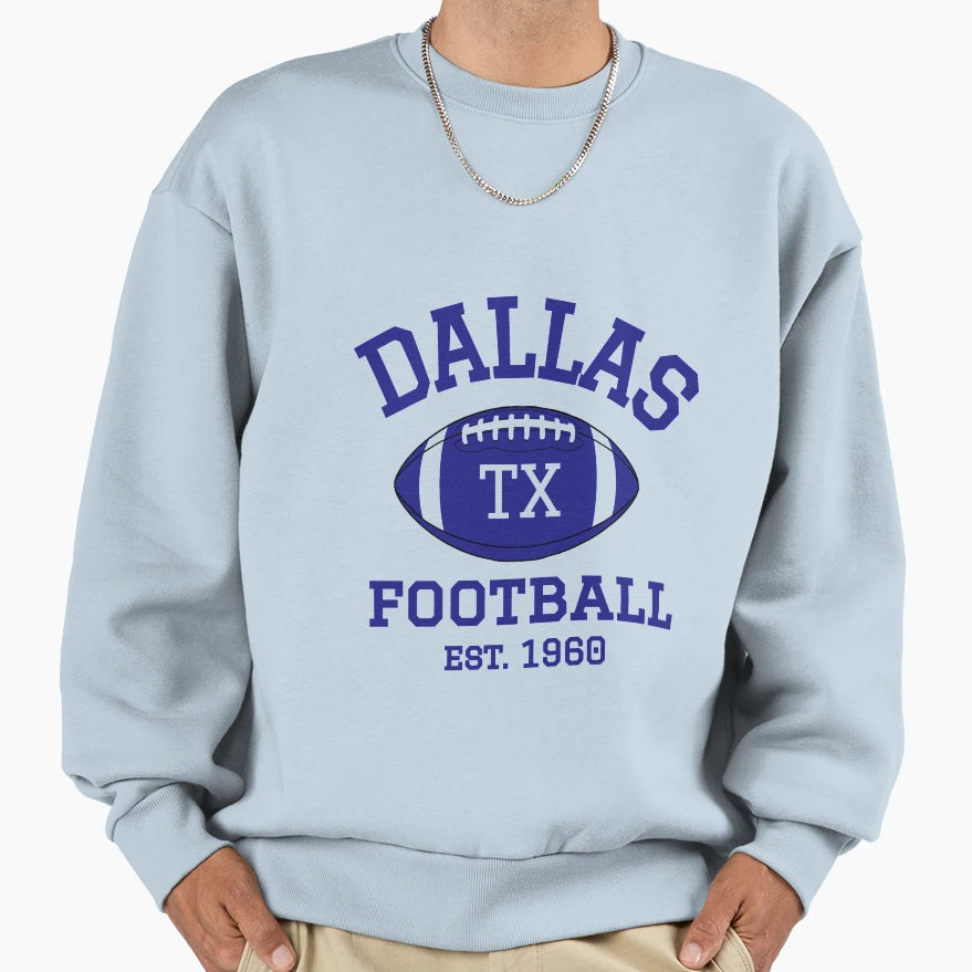 Dallas Cowboys Football Sweatshirt - Streetwear Style for Adults - T-Shirt, Sweatshirt, Hoodie