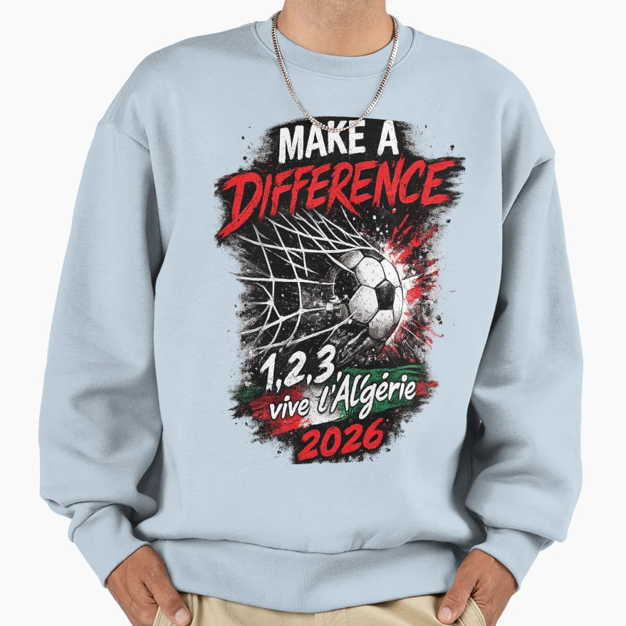 Make Difference 1 2 3 Vive Lalg Rie Sweatshirt - Minimalist Print Unisex - T-Shirt, Sweatshirt, Hoodie