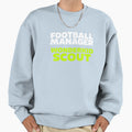 Football Manager Wonderkid Scout Sweatshirt - Aesthetic Graphic for Adults - T-Shirt, Sweatshirt, Hoodie