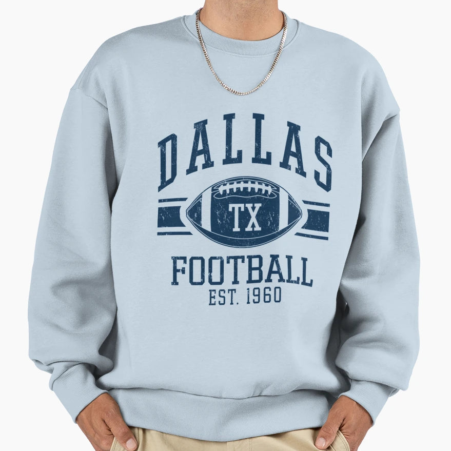 Distressed Dallas Cowboys Sweatshirt - Streetwear Style for Adults - T-Shirt, Sweatshirt, Hoodie