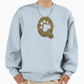 Letter Q Black And Gold Leopard Cat Sweatshirt - Novelty Apparel Men Women - T-Shirt, Sweatshirt, Hoodie