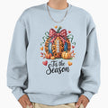 Colorful Tis Season Football Pumpkin Sweatshirt - Streetwear Style Unisex - T-Shirt, Sweatshirt, Hoodie