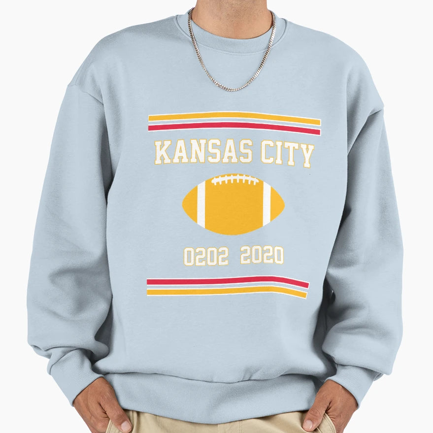 Kansas City Football 2020 Super Kc Sweatshirt - Graphic Print Men Women - T-Shirt, Sweatshirt, Hoodie