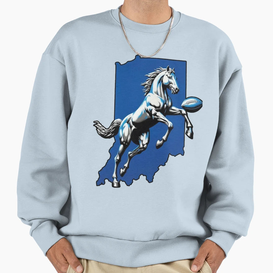 Art Indianapolis Colts Sweatshirt - Trendy Graphic for Adults - T-Shirt, Sweatshirt, Hoodie