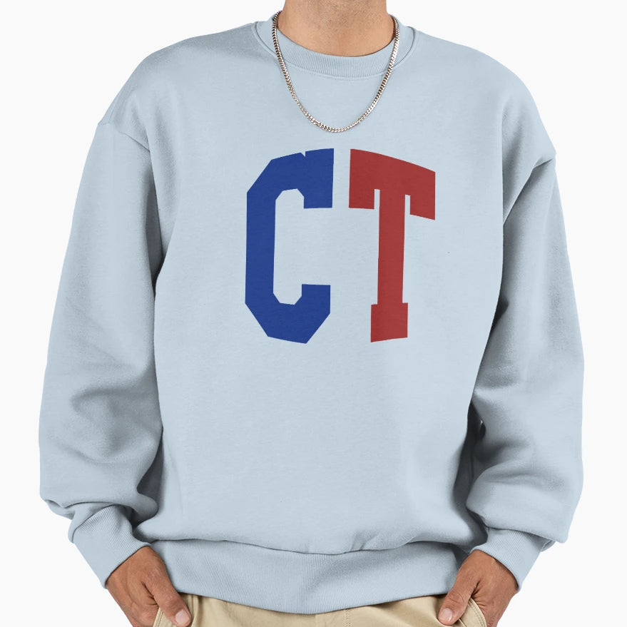 Connecticut State Abbreviation Sweatshirt - Novelty Apparel Unisex - T-Shirt, Sweatshirt, Hoodie