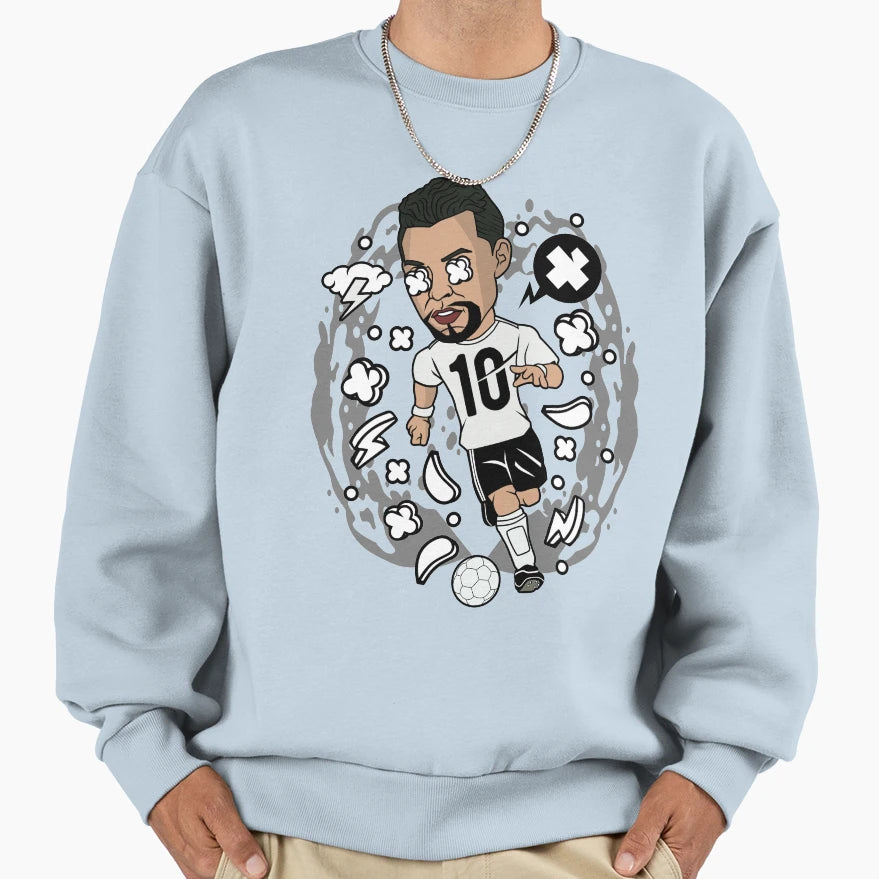 Soccer Player Sweatshirt - Custom Art Print Men Women - T-Shirt, Sweatshirt, Hoodie