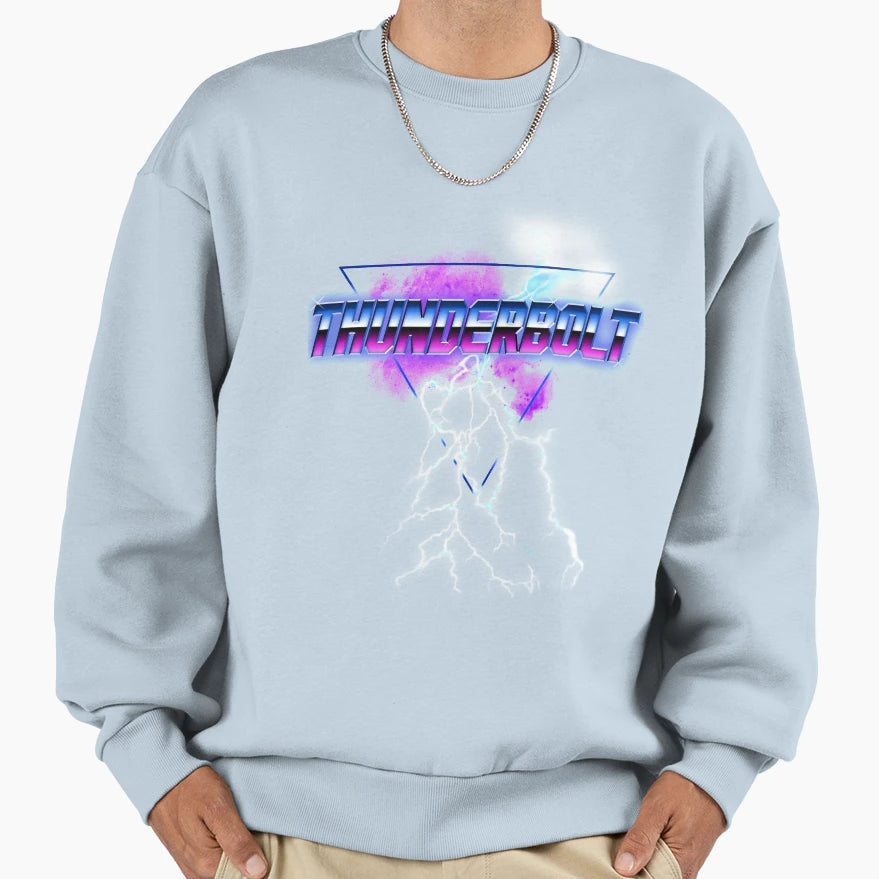 Thunderbolt Lightning Thunder Sweatshirt - Fun Novelty Design Unisex - T-Shirt, Sweatshirt, Hoodie