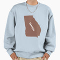 Georgia State Outline Football Stitch Sweatshirt - Graphic Print for Adults - T-Shirt, Sweatshirt, Hoodie