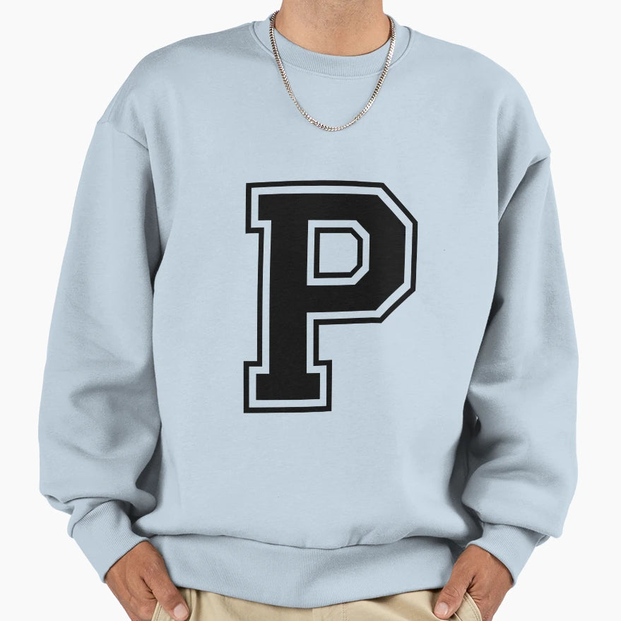 Letter P Sweatshirt - Novelty Apparel Unisex - T-Shirt, Sweatshirt, Hoodie