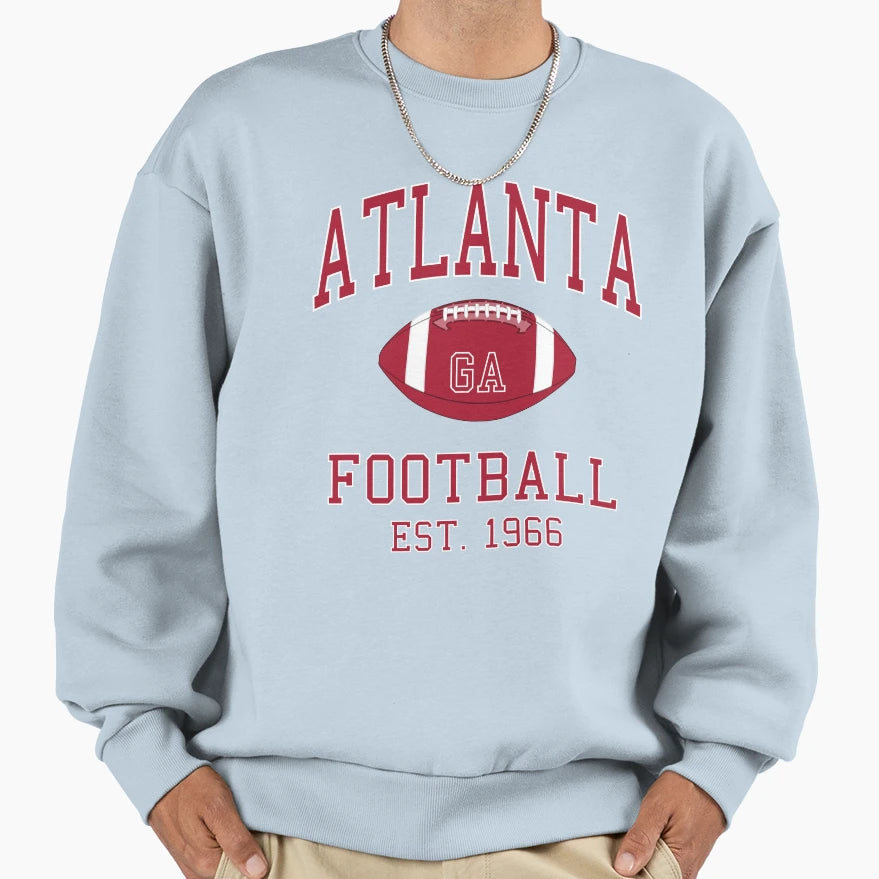 Atlanta Football Sweatshirt - Casual Everyday Wear Unisex - T-Shirt, Sweatshirt, Hoodie