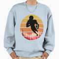 American Football Player Sweatshirt - Aesthetic Graphic Men Women - T-Shirt, Sweatshirt, Hoodie