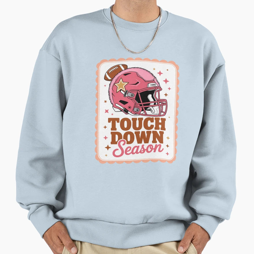 Touchdown Season Football Game Day Sweatshirt - Unique Graphic for Adults - T-Shirt, Sweatshirt, Hoodie
