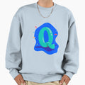 Colourful Letter Q Sweatshirt - Aesthetic Graphic Unisex - T-Shirt, Sweatshirt, Hoodie