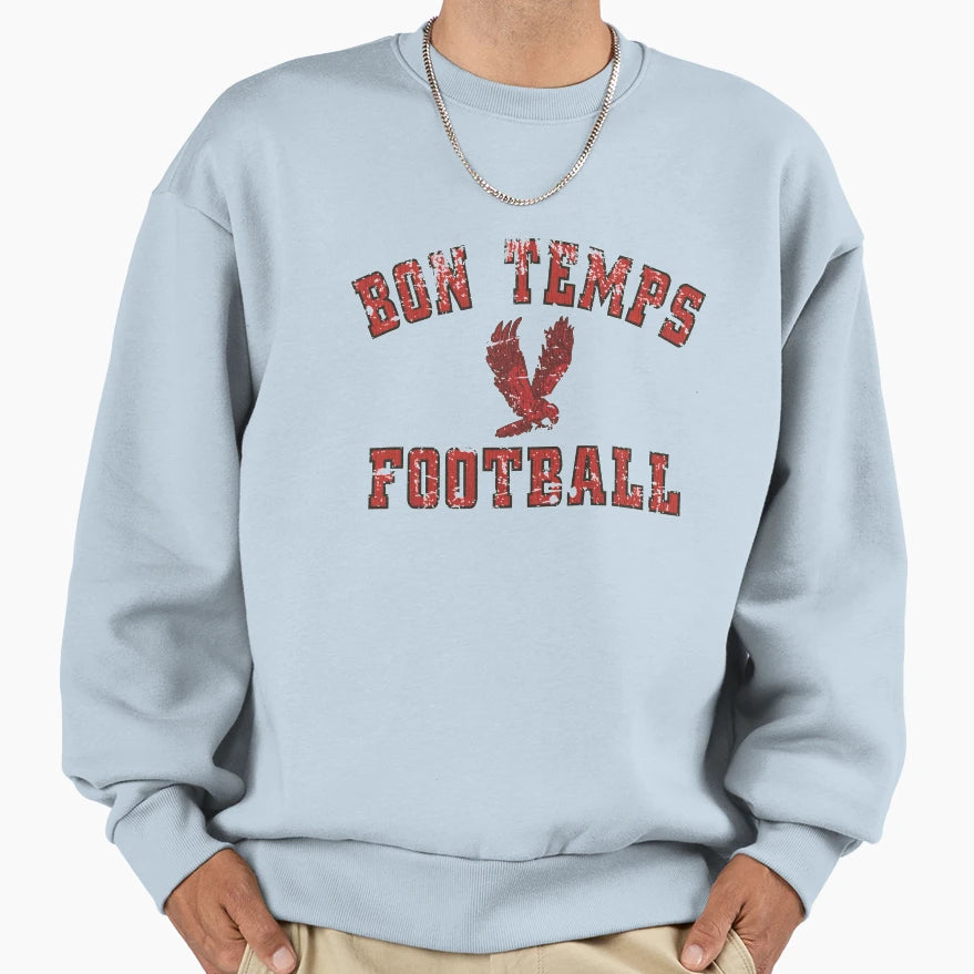 Bon Temps Football Sweatshirt - Minimalist Print Men Women - T-Shirt, Sweatshirt, Hoodie