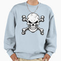Skull Crossed Bones Sweatshirt - Trendy Graphic Unisex - T-Shirt, Sweatshirt, Hoodie
