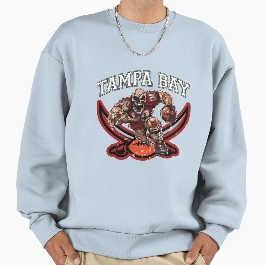 Tampa Bay Football Sweatshirt - Aesthetic Graphic Men Women - T-Shirt, Sweatshirt, Hoodie