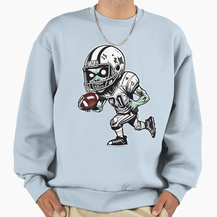 Zom B Touchdown Zombie American Sweatshirt - Streetwear Style for Adults - T-Shirt, Sweatshirt, Hoodie