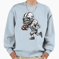 Zom B Touchdown Zombie American Sweatshirt - Streetwear Style for Adults - T-Shirt, Sweatshirt, Hoodie