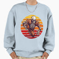 Skeleton Football Player Skeleton Sweatshirt - Aesthetic Graphic Men Women - T-Shirt, Sweatshirt, Hoodie