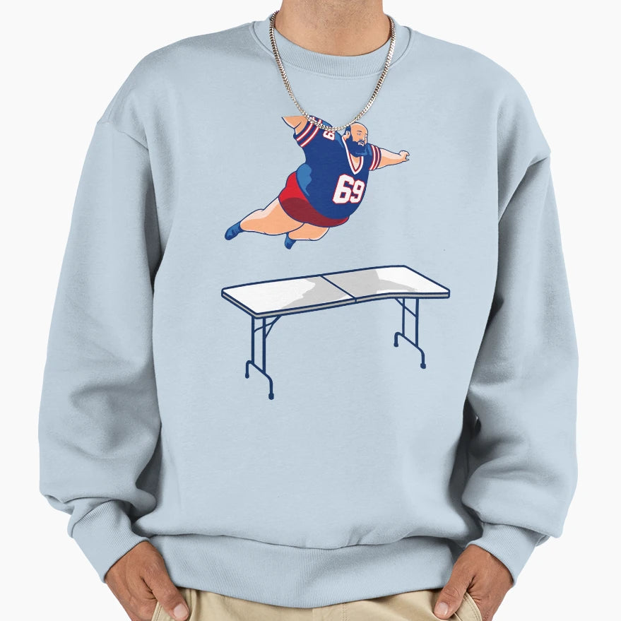 Hit Table 02 Sweatshirt - Minimalist Print for Adults - T-Shirt, Sweatshirt, Hoodie