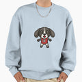 Little Puppy As Football Player Sweatshirt - Streetwear Style for Adults - T-Shirt, Sweatshirt, Hoodie