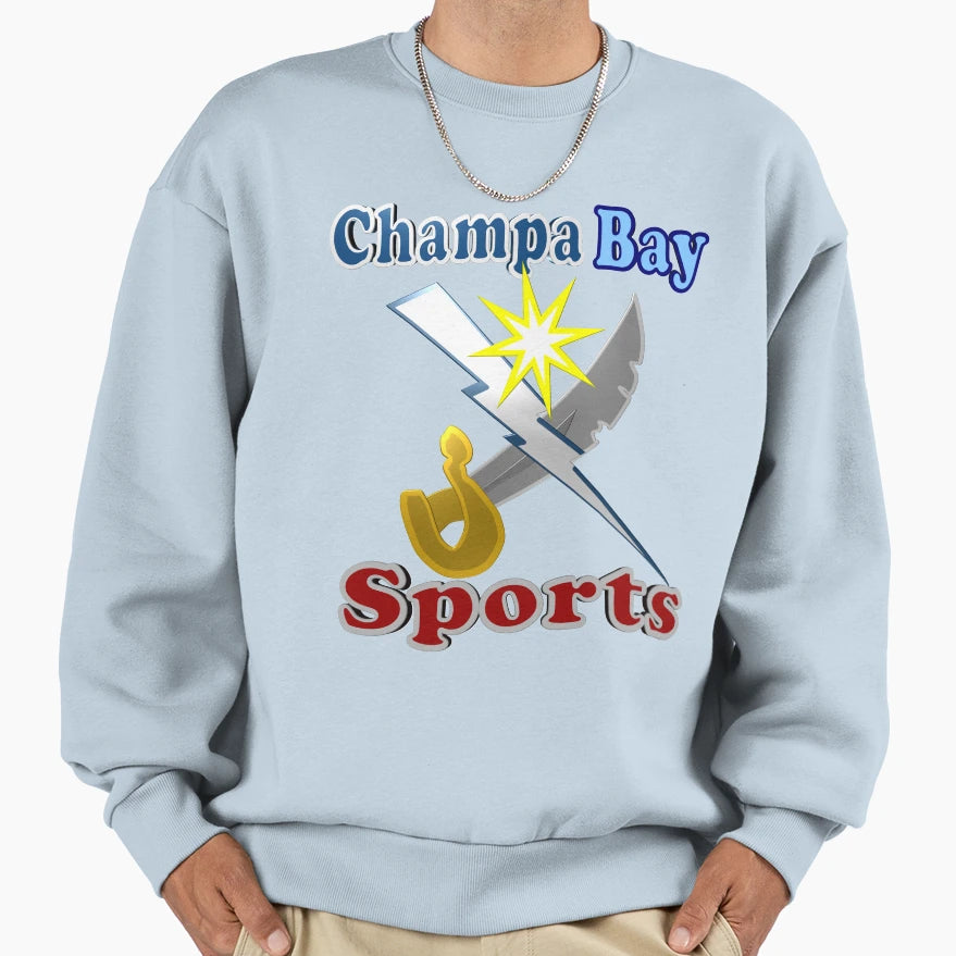 Champa Bay Sports Sweatshirt - Minimalist Print Men Women - T-Shirt, Sweatshirt, Hoodie