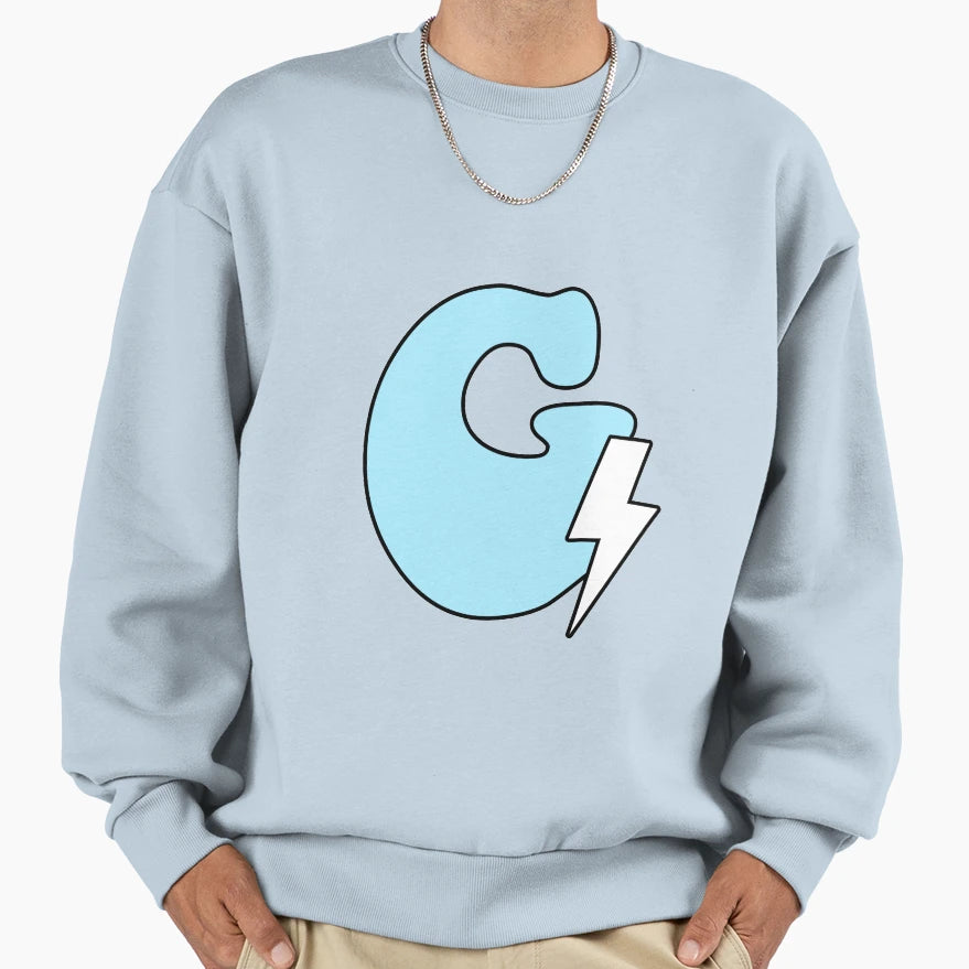 G Letter Sweatshirt - Trendy Graphic Men Women - T-Shirt, Sweatshirt, Hoodie