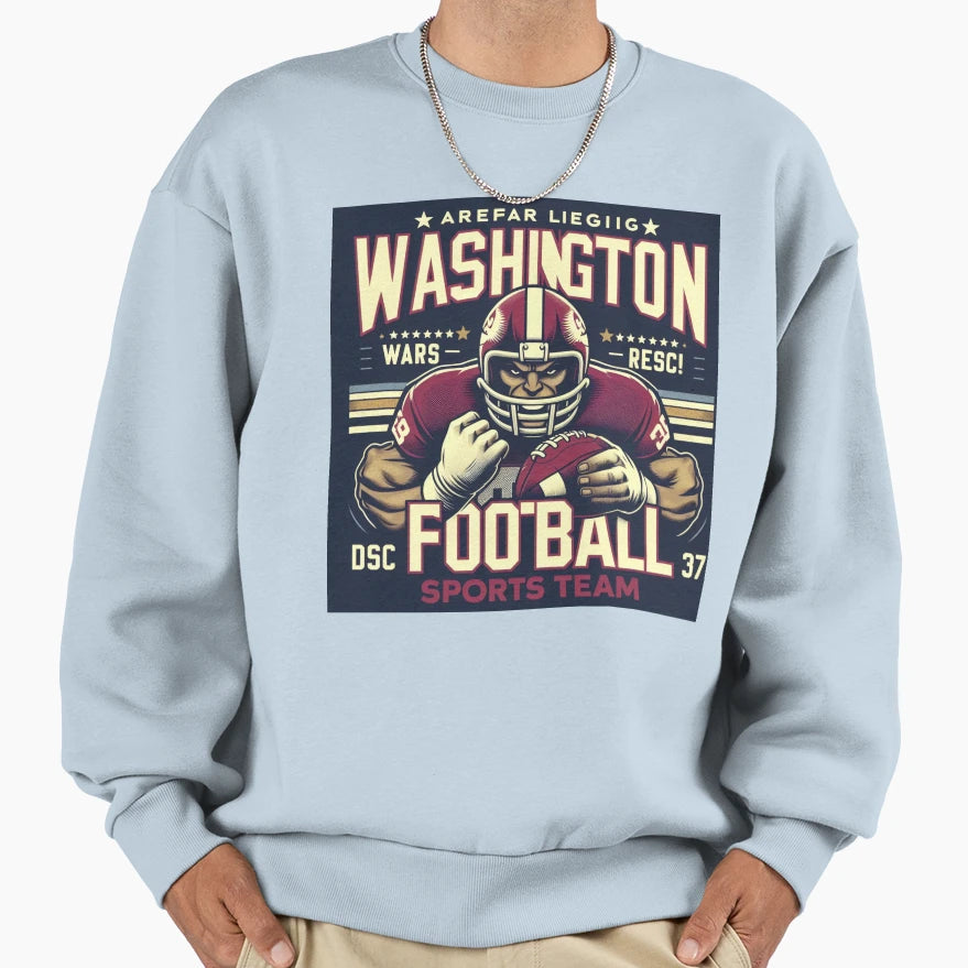 Washington Football Dc Sports Team Sweatshirt - Novelty Apparel Men Women - T-Shirt, Sweatshirt, Hoodie