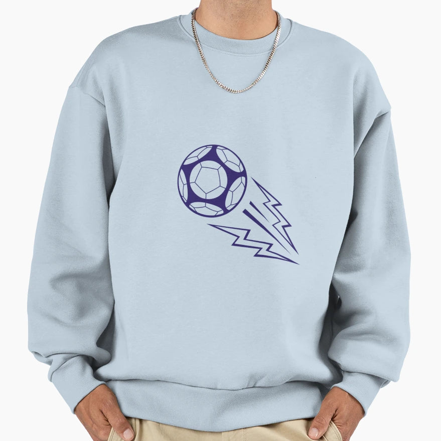 Soccer Ball Sweatshirt - Aesthetic Graphic for Adults - T-Shirt, Sweatshirt, Hoodie