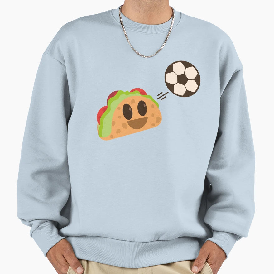Football And Tacos Gift Ideas Sport Sweatshirt - Trendy Graphic Men Women - T-Shirt, Sweatshirt, Hoodie