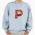 P Letter Monogram Sweatshirt - Minimalist Print for Adults - T-Shirt, Sweatshirt, Hoodie