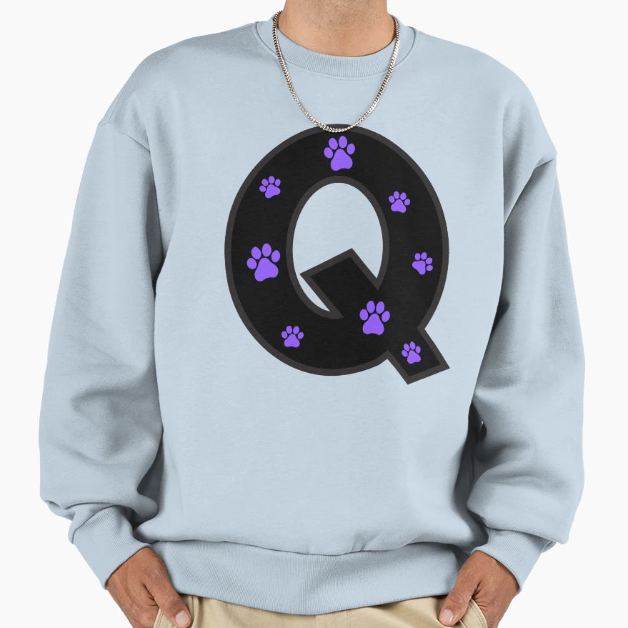 Paw Alphabet Sweatshirt - Novelty Apparel Men Women - T-Shirt, Sweatshirt, Hoodie