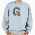 G Silver Star Collage Preppy Sweatshirt - Graphic Print Men Women - T-Shirt, Sweatshirt, Hoodie