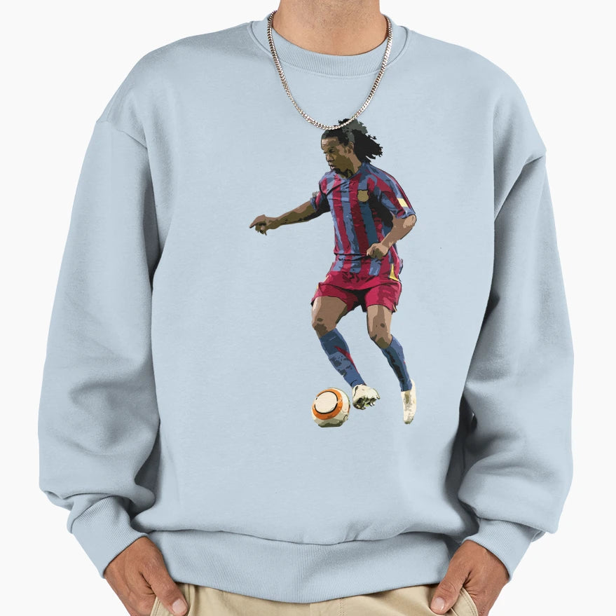Ronaldinho Sweatshirt - Novelty Apparel for Adults - T-Shirt, Sweatshirt, Hoodie