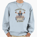 Touchdown Jesus Jesus As Goal Keeper Sweatshirt - Minimalist Print Unisex - T-Shirt, Sweatshirt, Hoodie