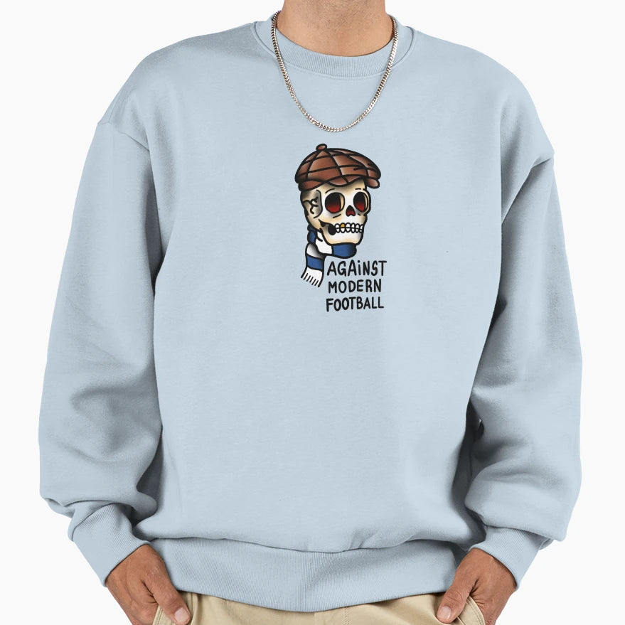 Football Skull Fan Tattoo Sweatshirt - Fun Novelty Design Men Women - T-Shirt, Sweatshirt, Hoodie