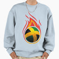Jamaica Football Fire Sweatshirt - Unique Graphic Men Women - T-Shirt, Sweatshirt, Hoodie