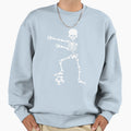 Floss Dance Flossing Skeleton Soccer Sweatshirt - Graphic Print Unisex - T-Shirt, Sweatshirt, Hoodie
