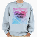 American Football Watercolor Mandal T-Shirt - Trendy Graphic Unisex - T-Shirt, Sweatshirt, Hoodie