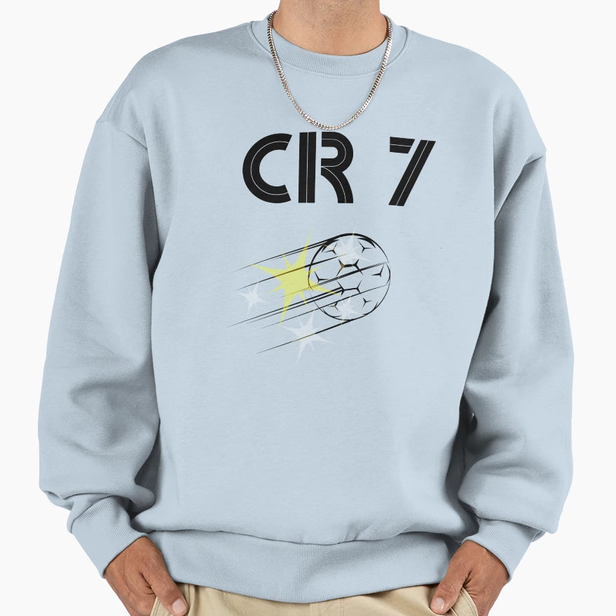Fan Art Cristiano Ronaldo Cr7 Sweatshirt - Casual Everyday Wear for Adults - T-Shirt, Sweatshirt, Hoodie