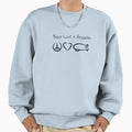 Peace Love Zeppelin T-Shirt - Fun Novelty Design for Adults - T-Shirt, Sweatshirt, Hoodie