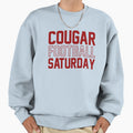 Cougar Football Saturday Sweatshirt - Fun Novelty Design for Adults - T-Shirt, Sweatshirt, Hoodie