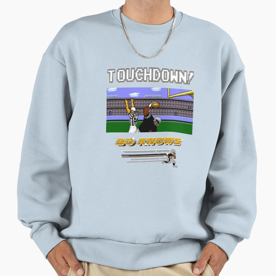 Bo Knows Deluxe Sweatshirt - Novelty Apparel Unisex - T-Shirt, Sweatshirt, Hoodie