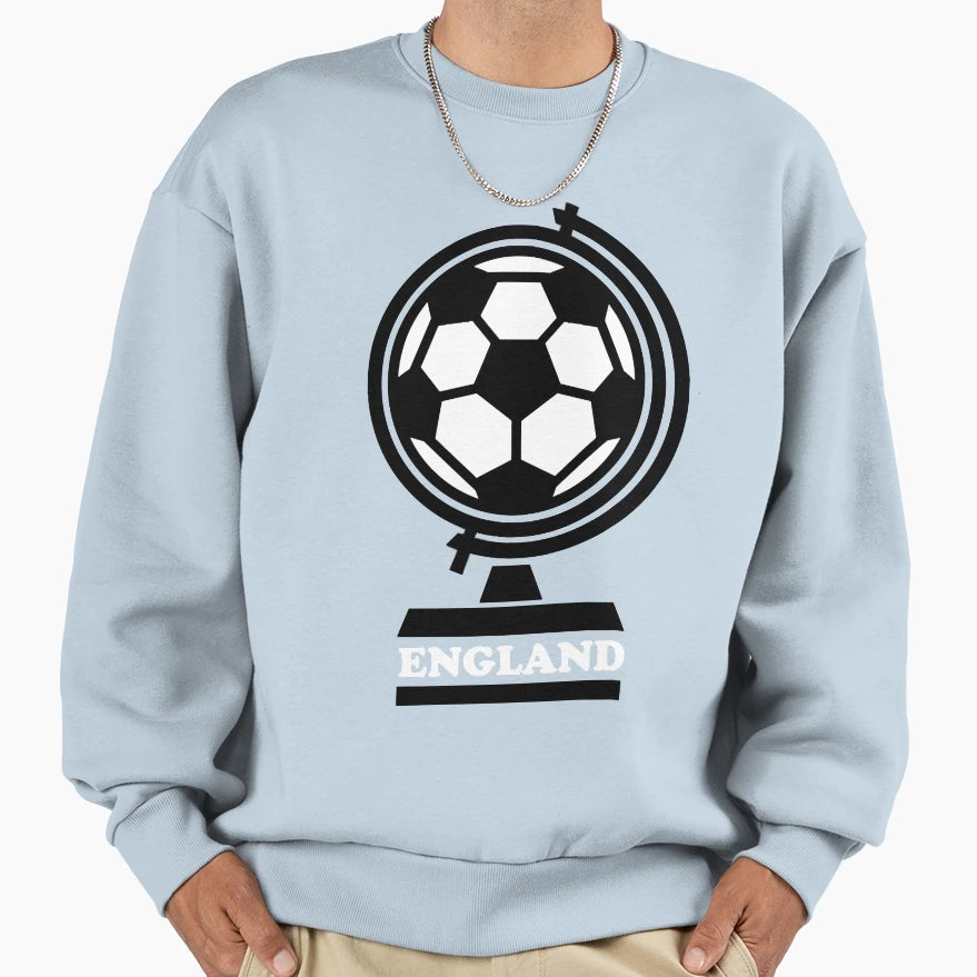 England Soccer Sweatshirt - Fun Novelty Design for Adults - T-Shirt, Sweatshirt, Hoodie