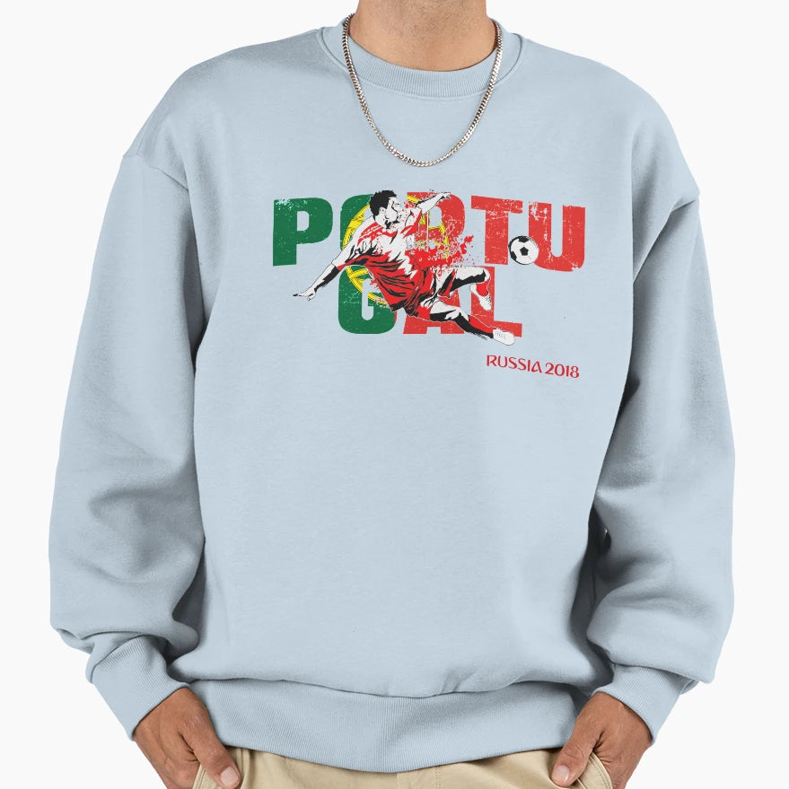 Portugal World Cup 2018 Sweatshirt - Casual Everyday Wear for Adults - T-Shirt, Sweatshirt, Hoodie