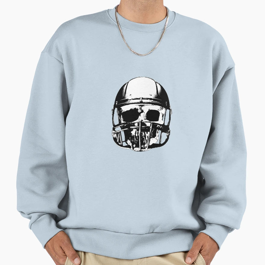 Skull American Football Nfl Sweatshirt - Streetwear Style Unisex - T-Shirt, Sweatshirt, Hoodie