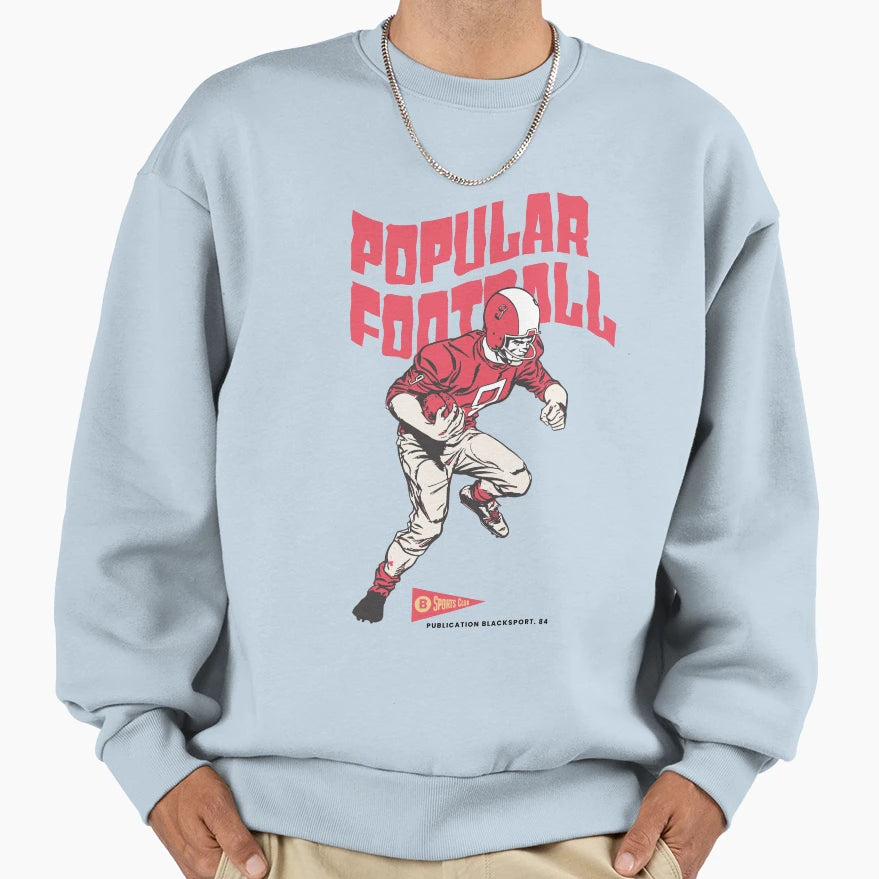 Popular Football Sweatshirt - Aesthetic Graphic for Adults - T-Shirt, Sweatshirt, Hoodie