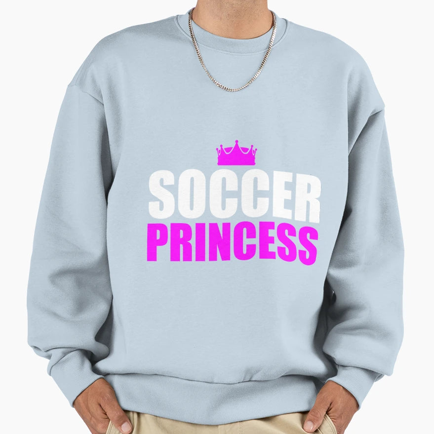 Soccer Princess T-Shirt - Custom Art Print Men Women - T-Shirt, Sweatshirt, Hoodie